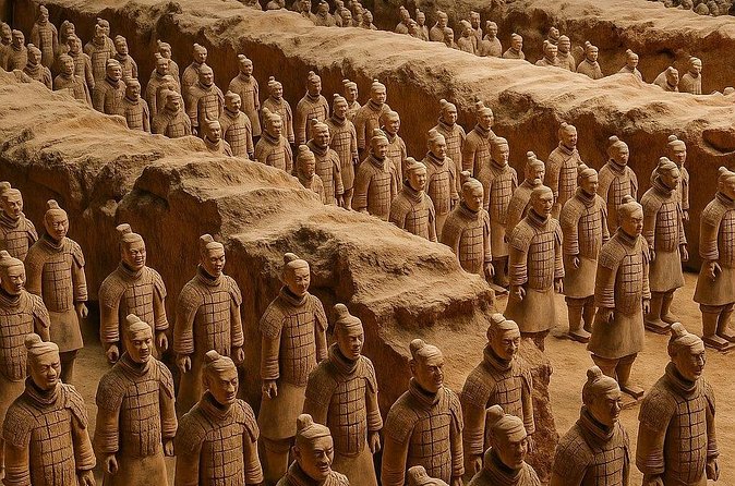 10 Days Enchanting Tour - Xi’an: Terracotta Warriors, then Qin legends and city-wall views