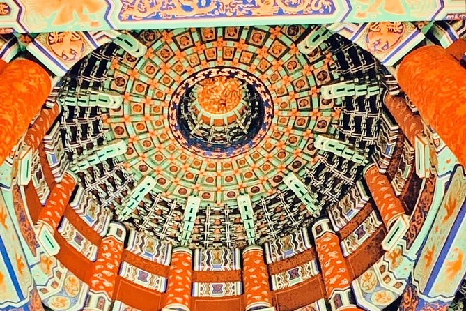 3-Hour Private Tour: Temple of Heaven and Lama Temple - Hall of Prayer for Good Harvest: circular blue and a focused stop