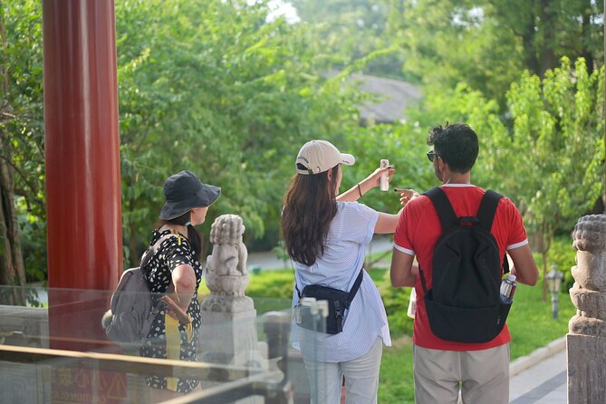 Beijing Hutong Walking Tour History, Architecture and Local Life - White Stupa Temple views: learn pagodas from the outside