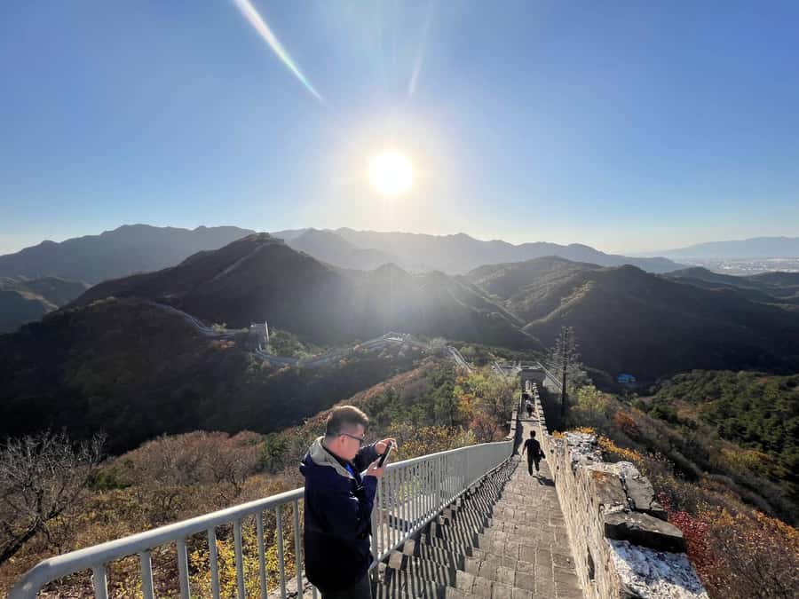 Beijing Jinshangling Great Wall QR Code Ticket And Tour Item - The wall experience: towers, battle platforms, and the long ridge walk