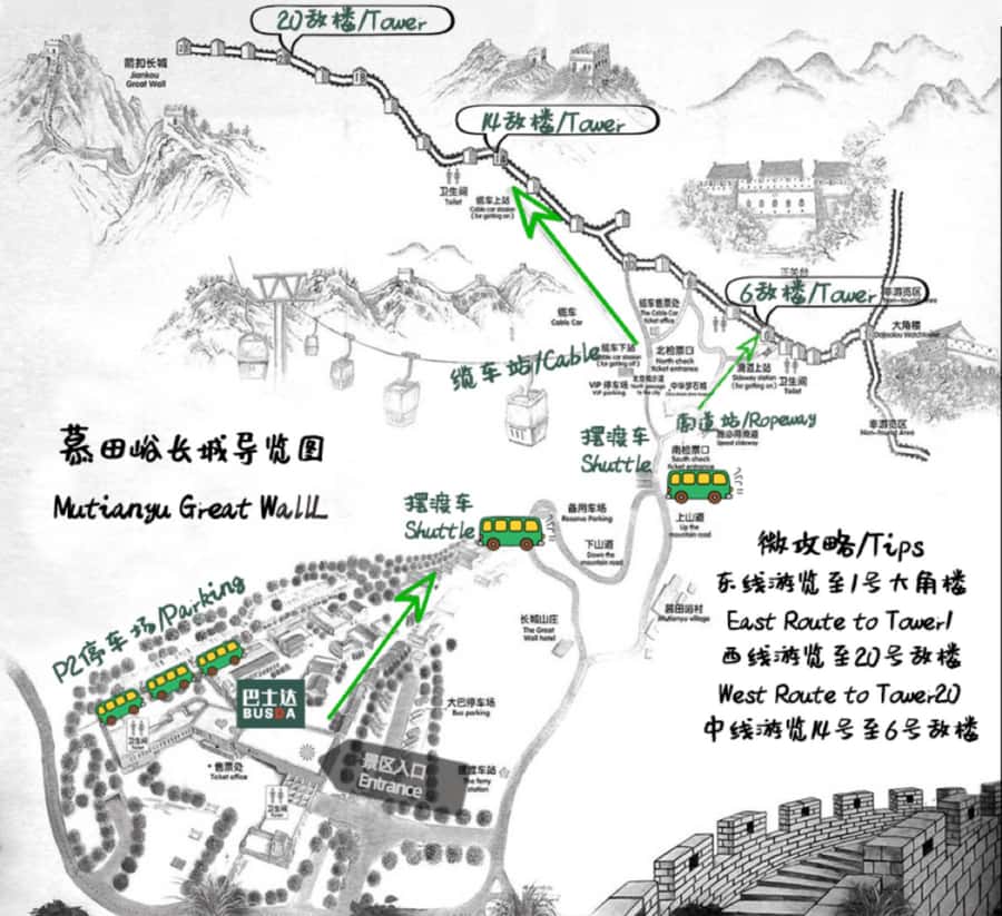 Beijing: Mutianyu Great Wall & Summer Palace Day Tour - Mutianyu Great Wall: the part of the day that earns its fame