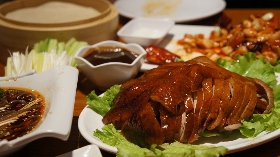 Beijing Night Tour with Acrobatics Show & PekingDuck Dinner - From 15:30 Pickup to the Night Drive Through Beijing