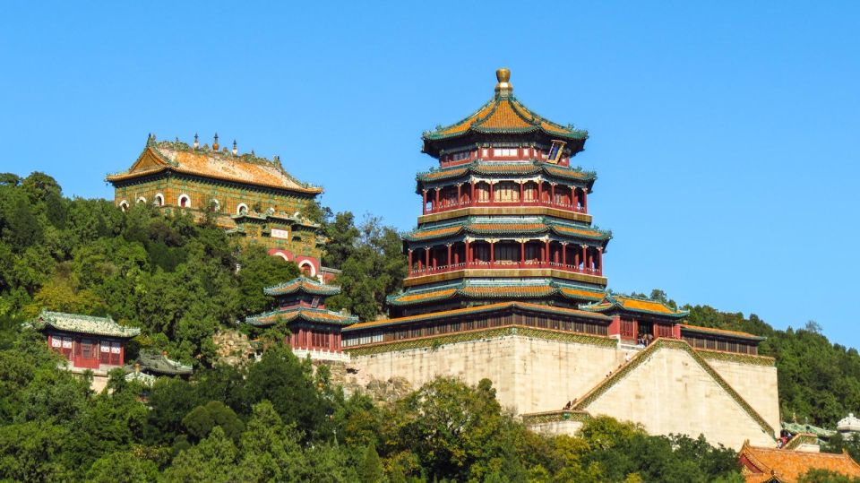 Beijing: Summer Palace, Sacred Road&Ming Tombs Private Tour - Summer Palace essentials: Long Corridor, Marble Boat, and Kunming Lake views