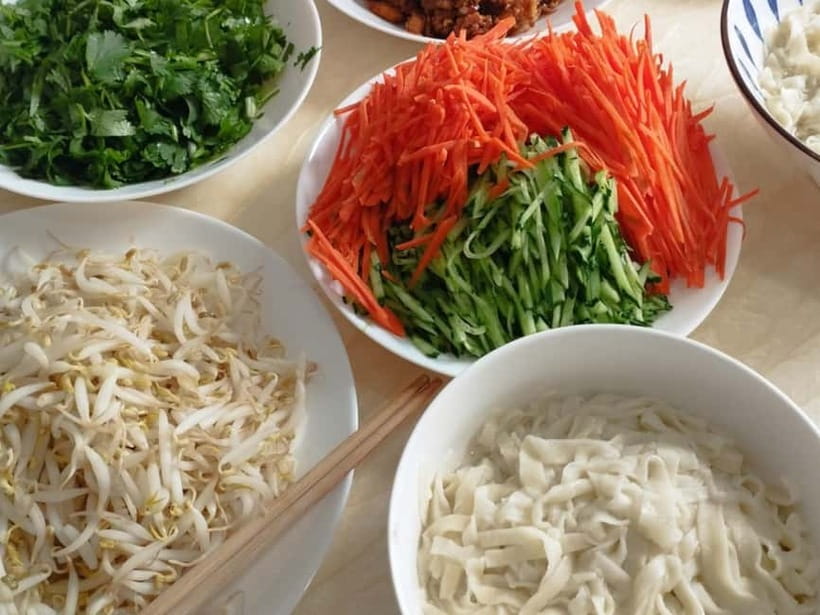 Beijing: Vegan Home Cooking & Local Market Tour with Sanxia - Tea Ceremony and Vegan Dim Sum While Your Food Cooks