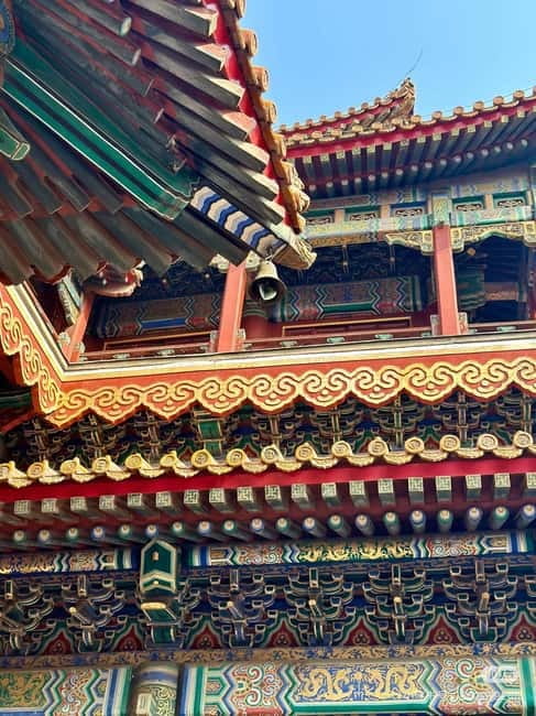 Beijing: Yonghe Lama Temple Tickets with guide (optional) - Walking the temple route: Zhaotai Gate to the Pavilion of Ten Thousand Blessings