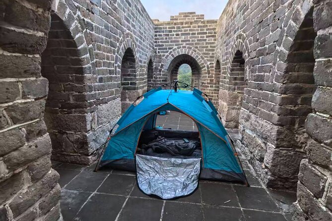 Camping Adventures on the Historic Great Wall of China - Day 2 sunrise on the Great Wall: the morning show