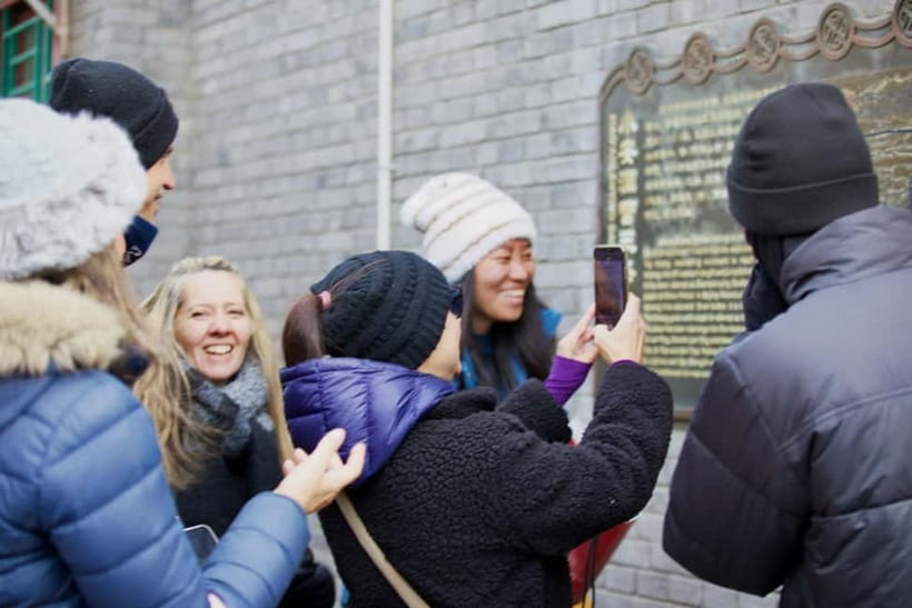 Discover Old Beijing: Hutong Walking Tour & Calligraphy - Where the tour starts: Hufangqiao Metro, Exit D, and the yellow umbrella