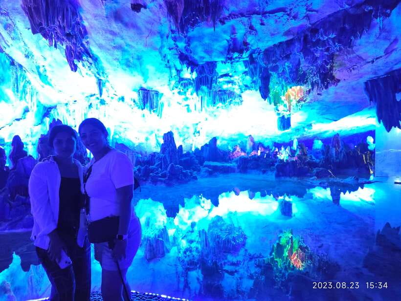 Highlights from Guilin to Yangshuo Full Day Private Tour - Route Choice: Reed Flute Cave and Xianggong Hill vs Champion Bridge and Mirror Rice Fields