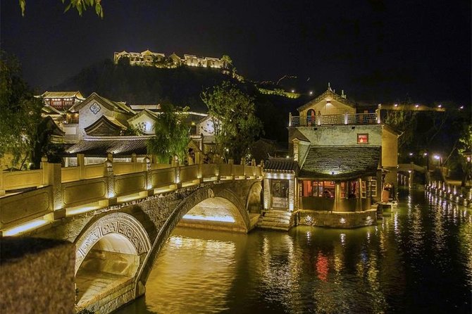 Private Simatai Great Wall and Gubei Water Town Night Tour from Beijing - Gubei Water Town at dusk: canals, old-styled buildings, and easy wandering