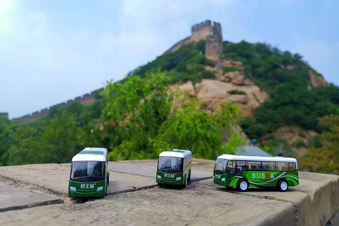 Return Bus to Badaling Great Wall - The return ride: easy pickup and a chance to see the Olympic Stadium
