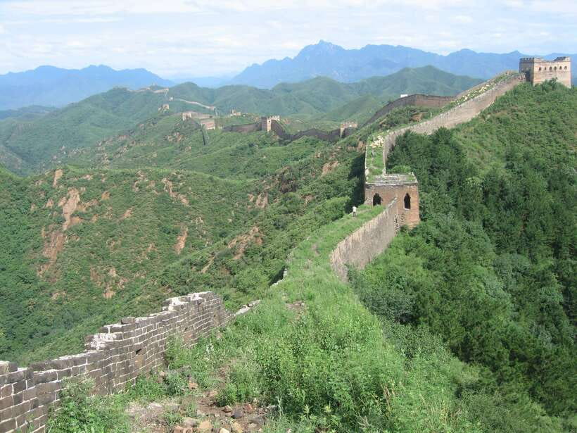 Self-guided challenging hiking from Jinshanling to Gubeikou - Jinshanling’s brick steps: watchtowers and constant up-down