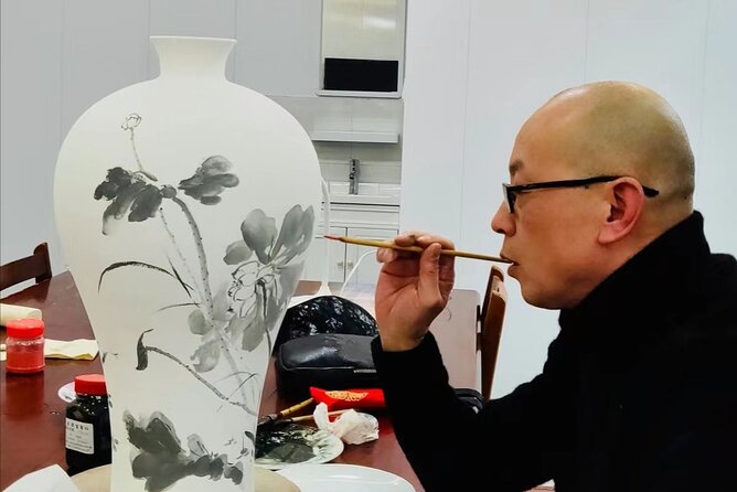 Water Color Class in Beijing - The class flow: how 1.5 hours turns into a finished fan