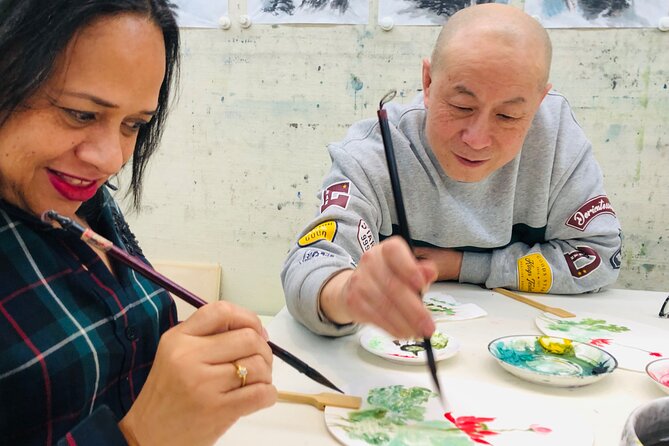 Water Color Class in Beijing - What you’ll paint: fan design plus beginner-friendly watercolor technique