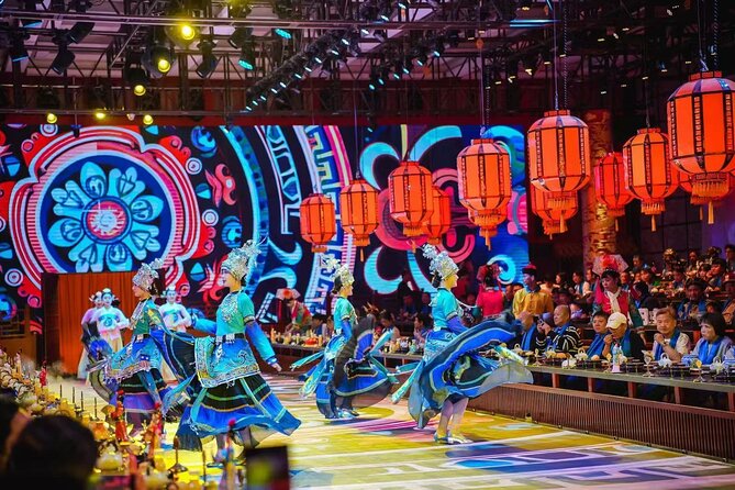 Yuxiandu Chinese Royal Cuisine Museum with Show and Royal Banquet - English subtitles on the walls: the secret weapon